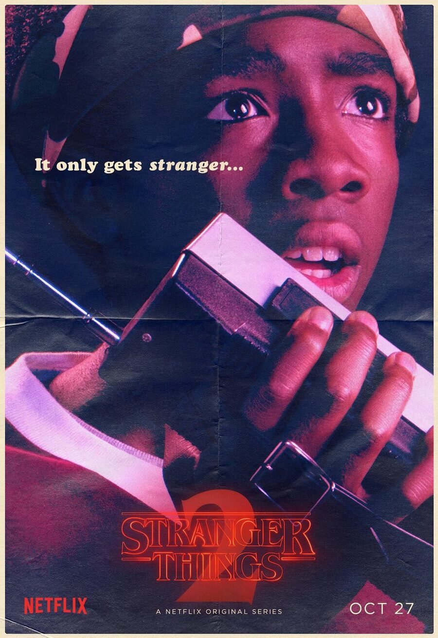 Poster of Stranger Things - Lucas Sinclair - Temporada 2