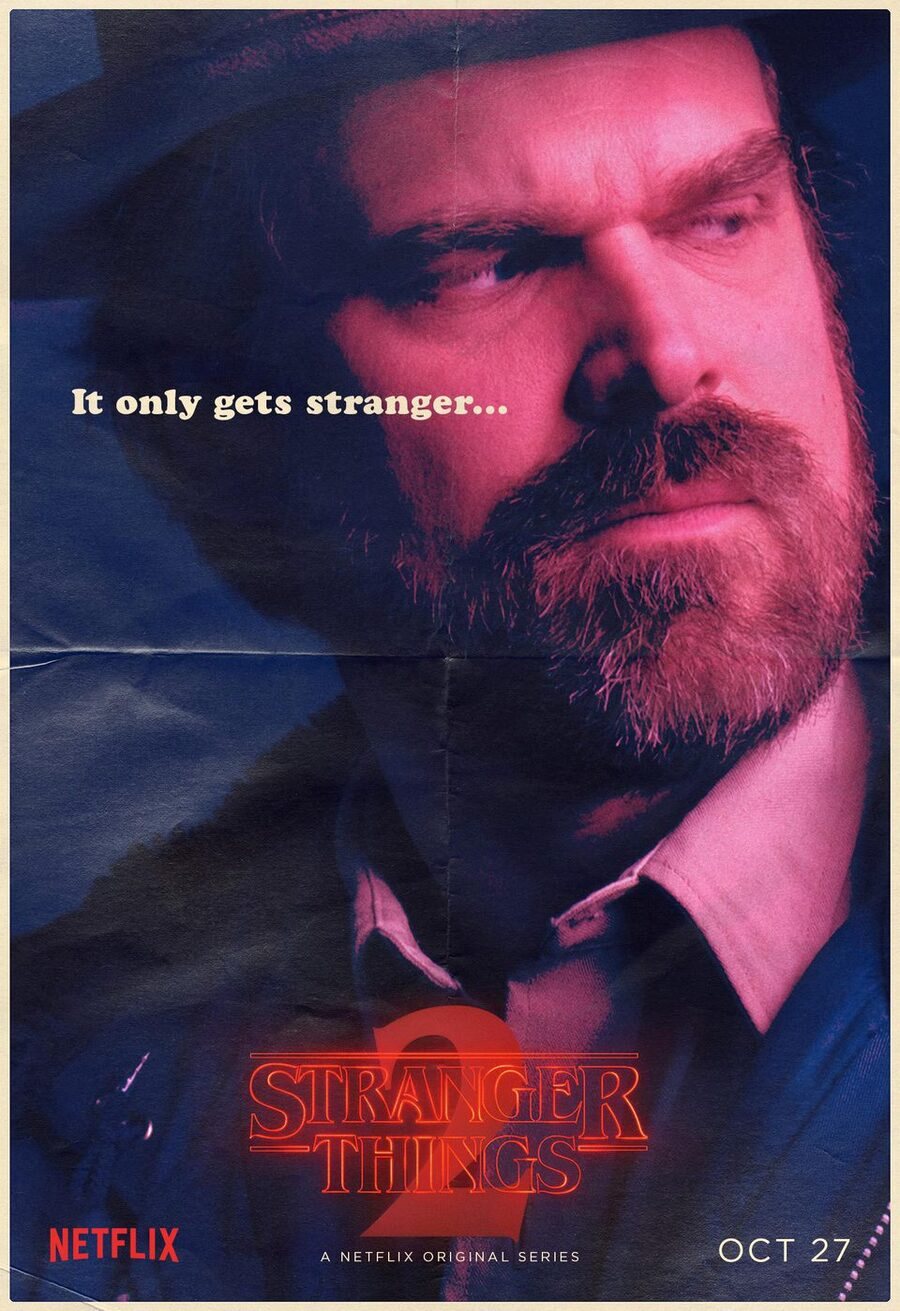 Poster of Stranger Things - Jim Hopper - Temporada 2