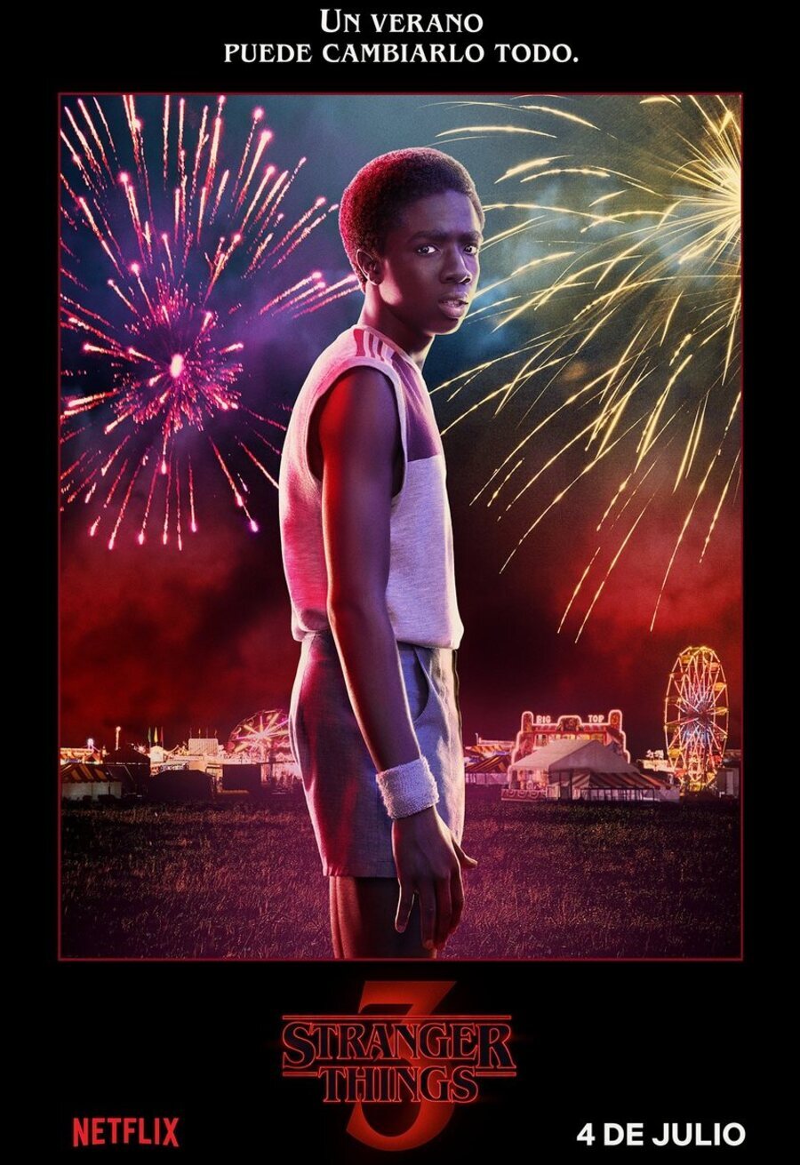 Poster of Stranger Things - Lucas - Temporada 3