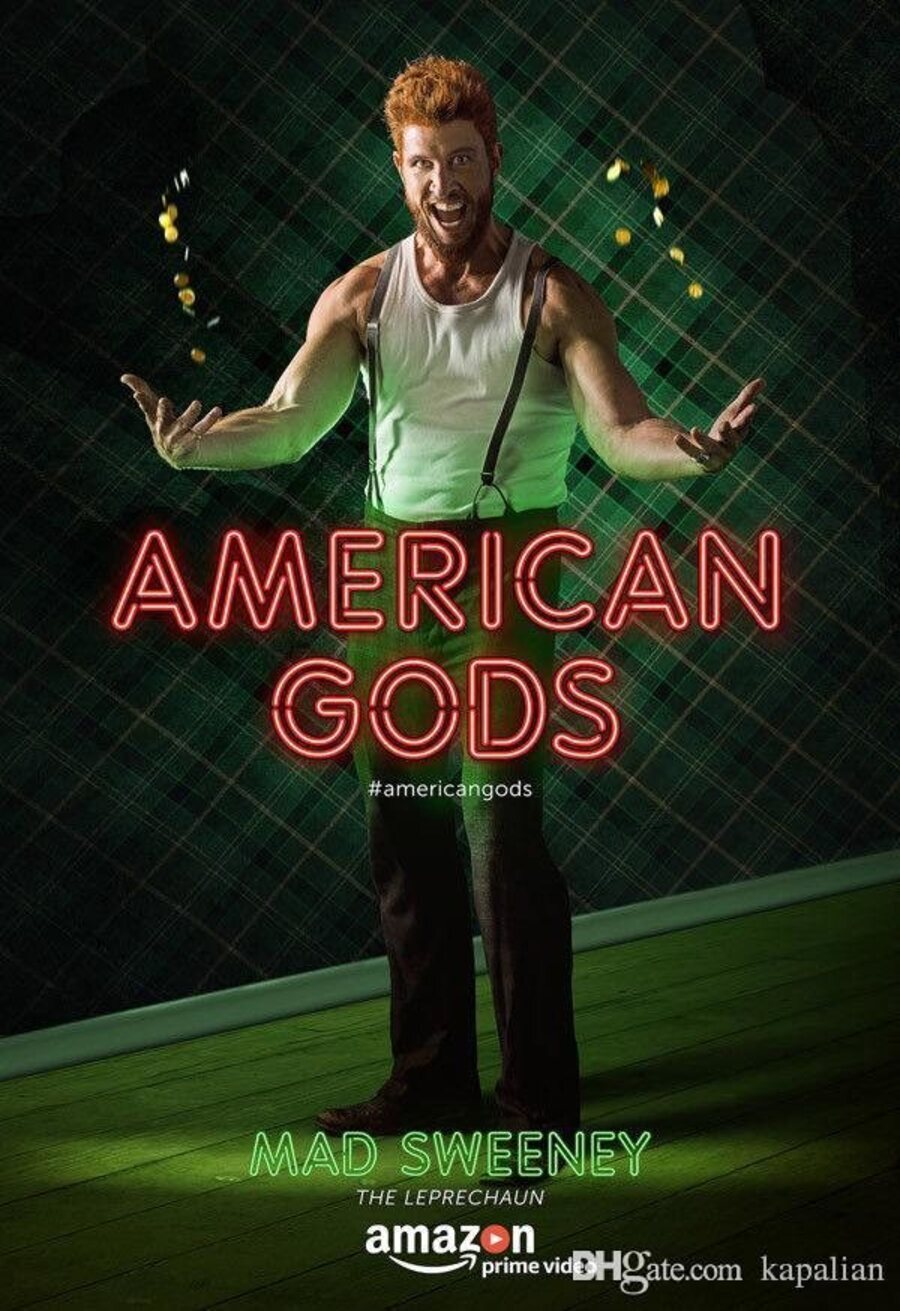 Poster of American Gods - Poster - Mad Sweeney