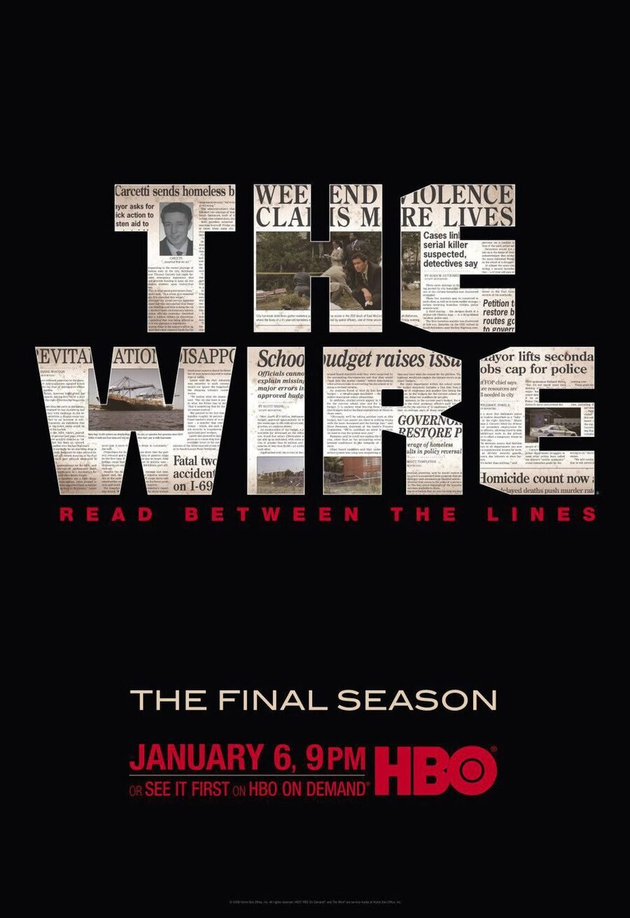 Poster of The Wire - Temporada 5