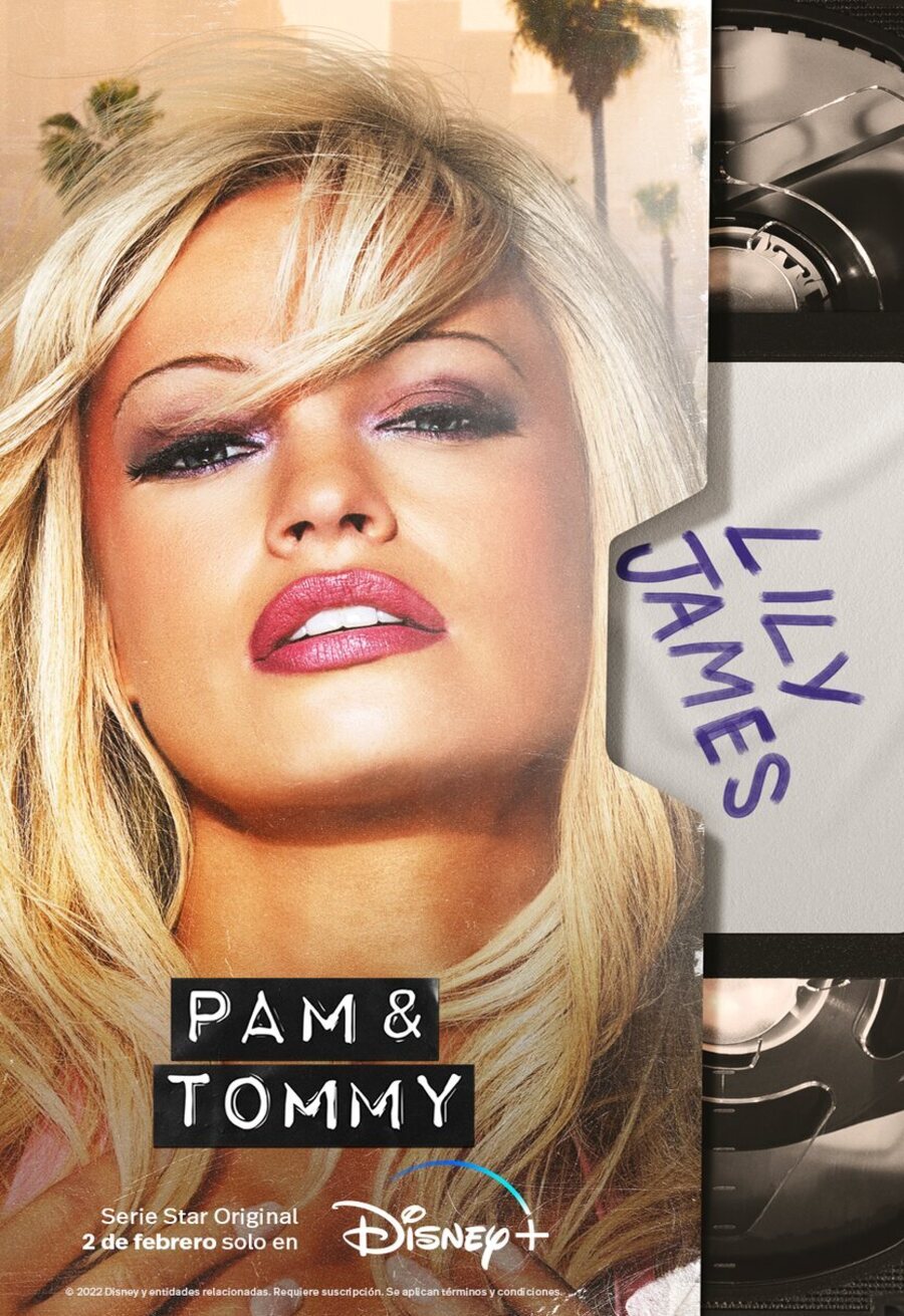 Poster of Pam & Tommy - Lily James - Pamela Anderson