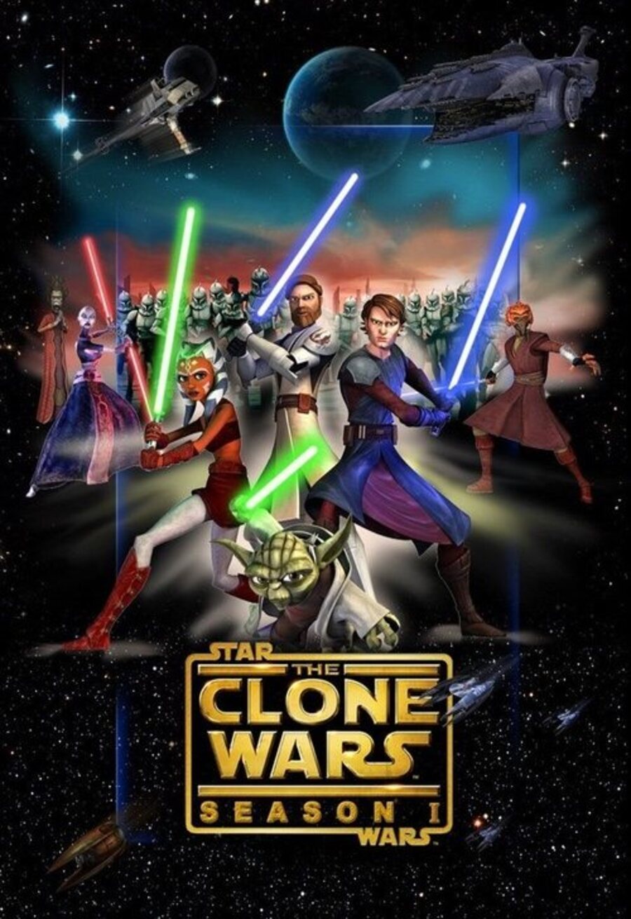 Poster of Star Wars: The Clone Wars - Temporada 1