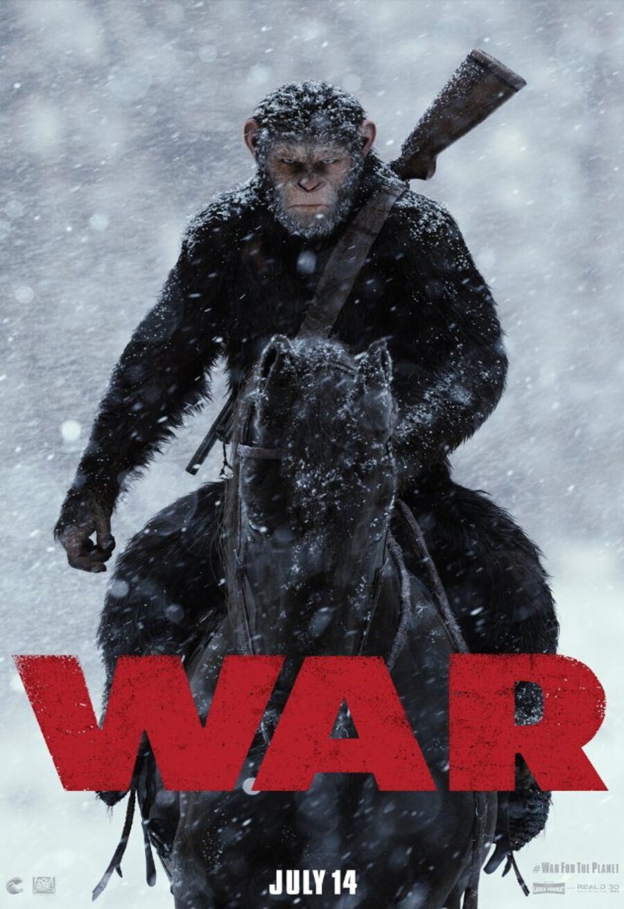 Poster of War for the Planet of the Apes - EE.UU.