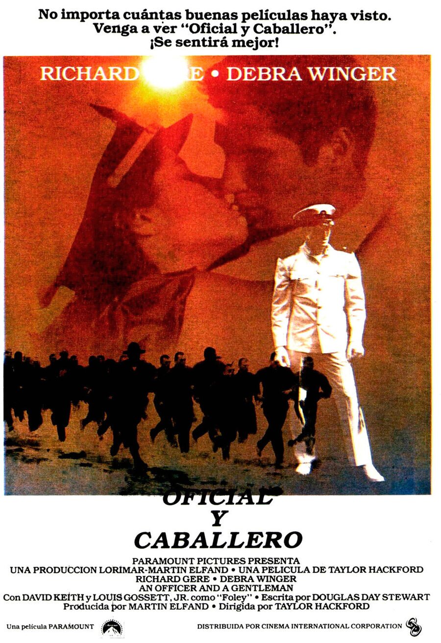 Poster of An Officer and a Gentleman - España