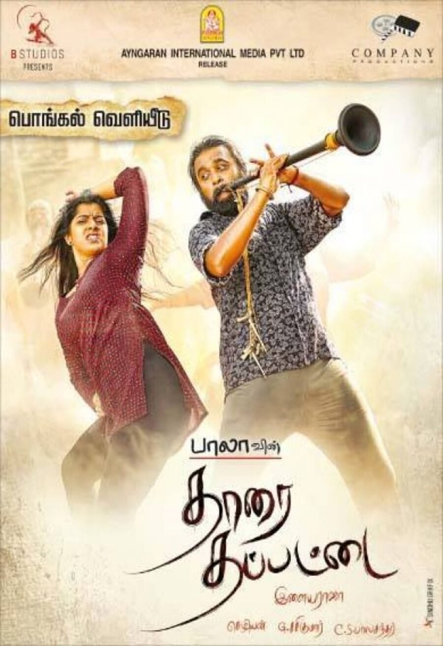 Poster of Tharai Thappattai - India