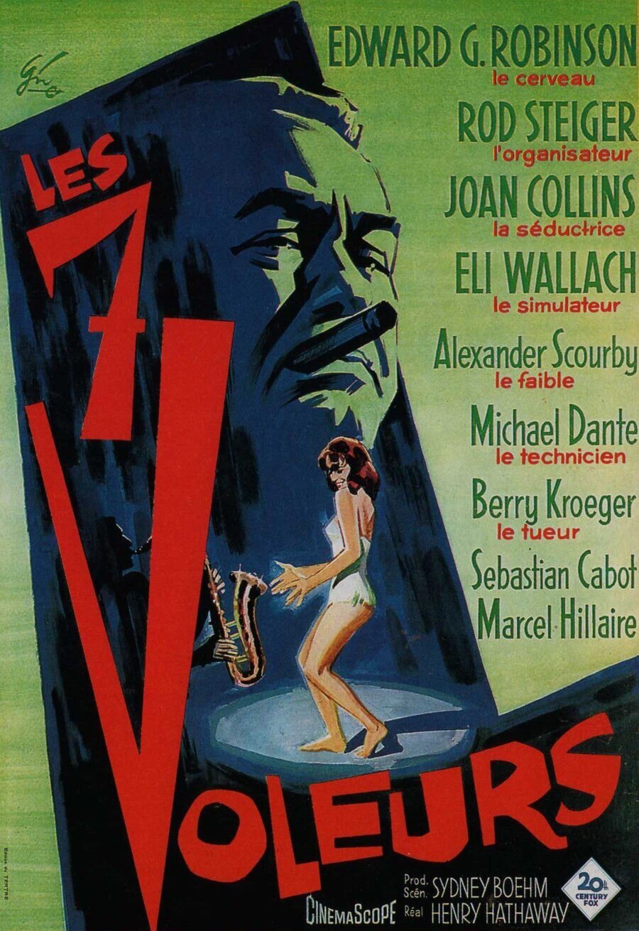 Poster of Seven Thieves - Francia