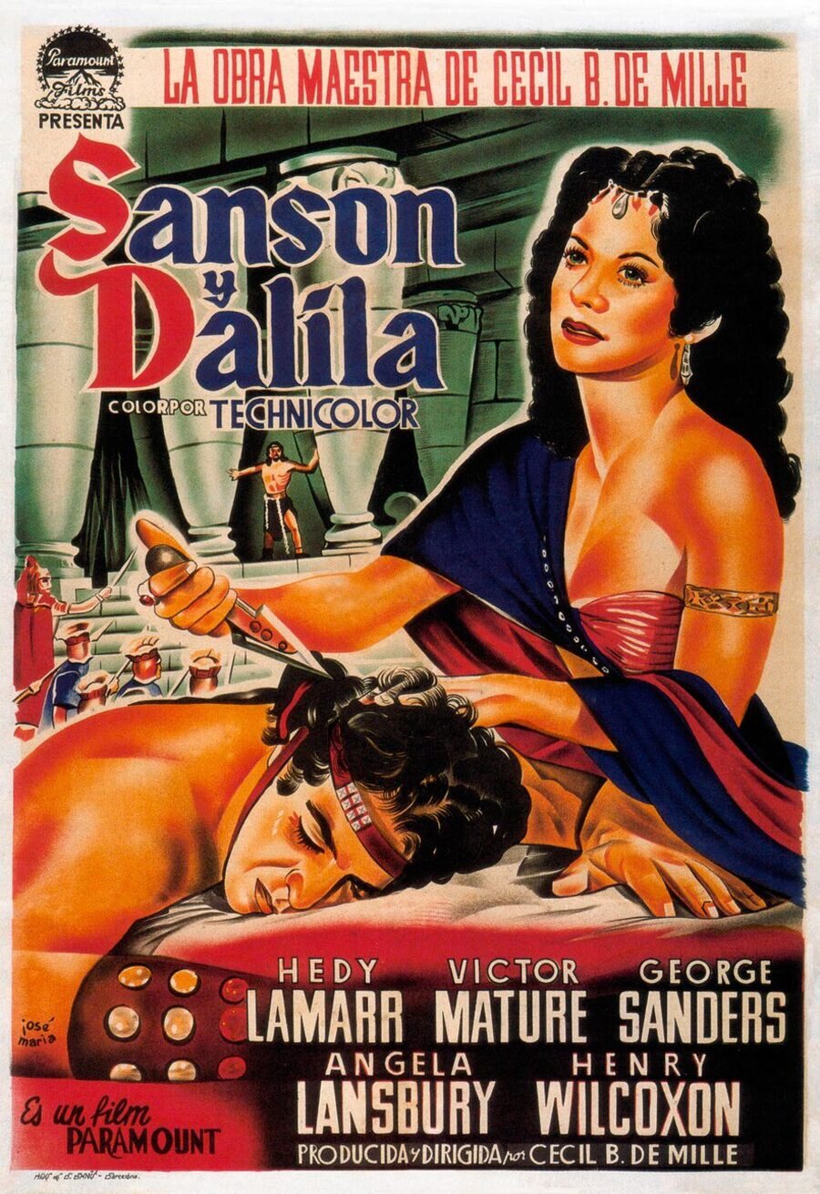 Poster of Samson and Delilah - España