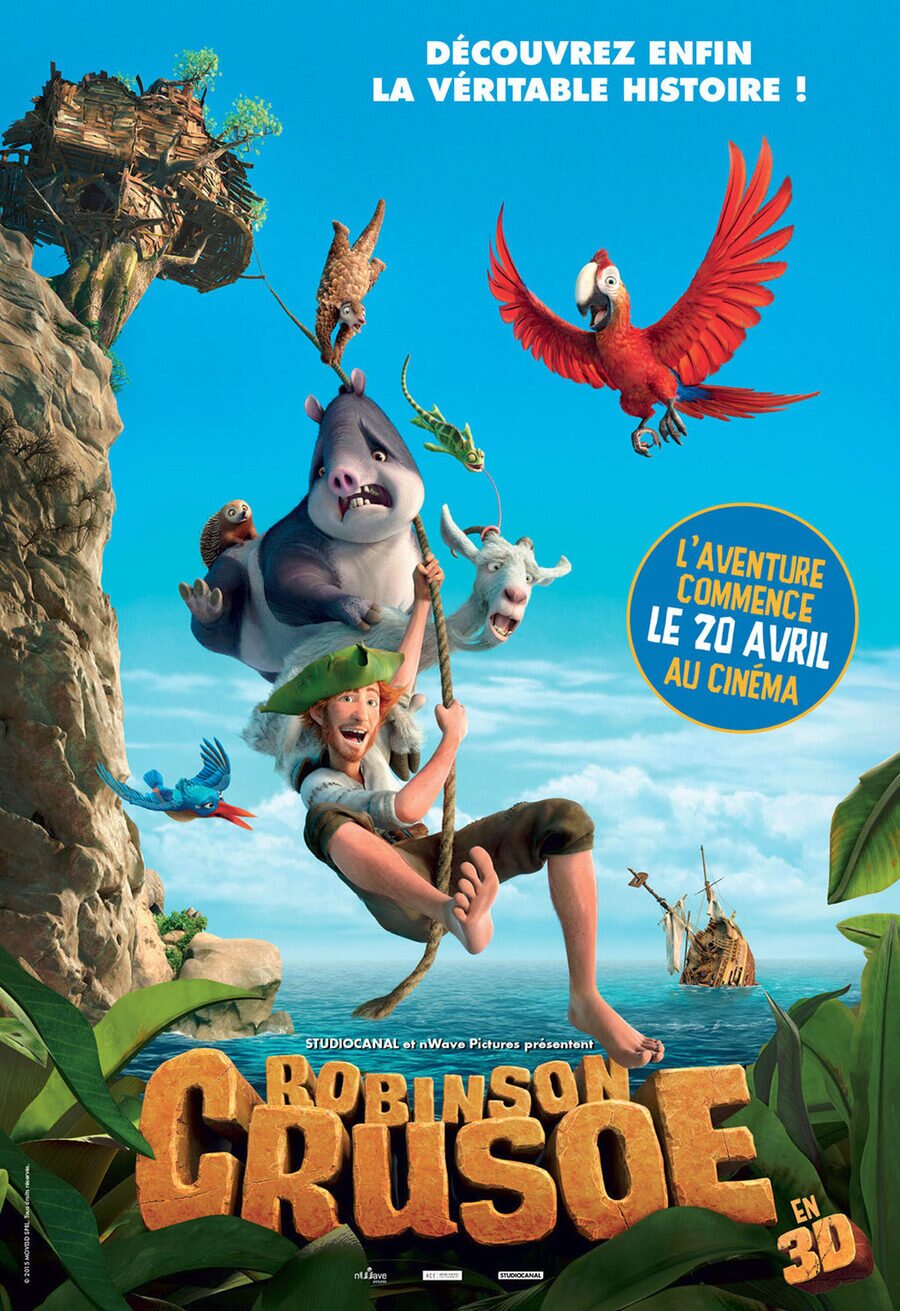 Poster of Robinson Crusoe - Francia