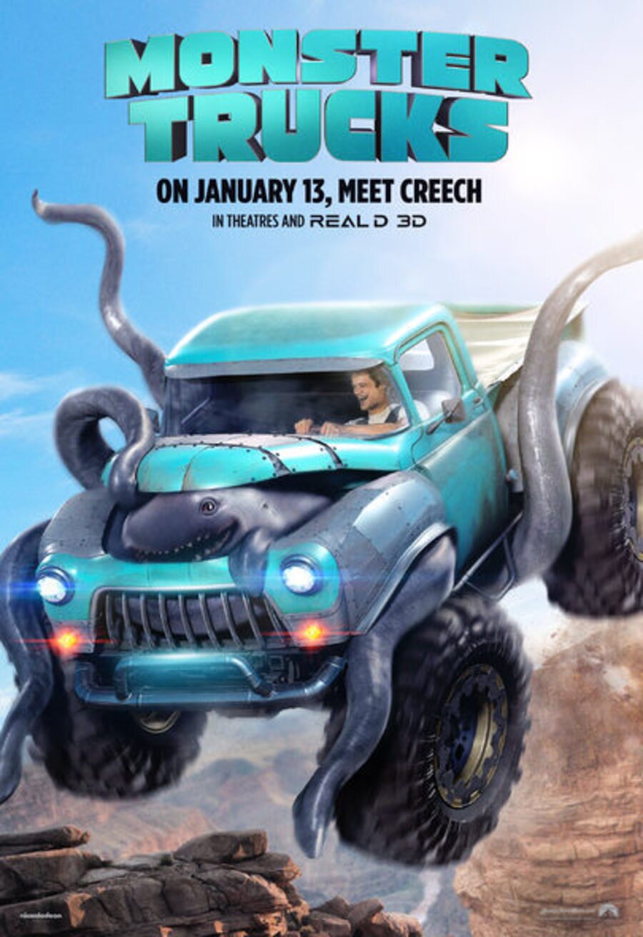 Poster of Monster Trucks - Poster oficial