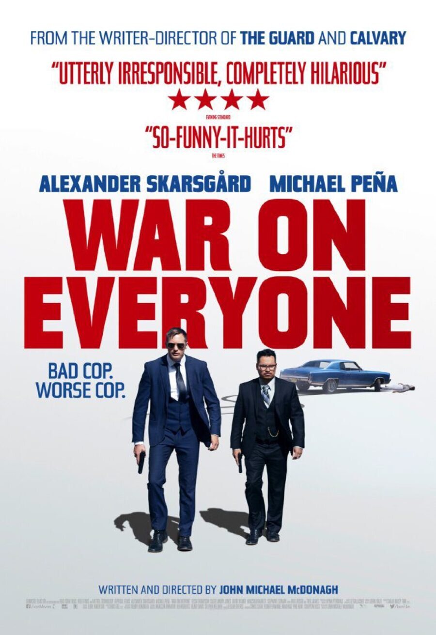 Poster of War on Everyone - Reino Unido