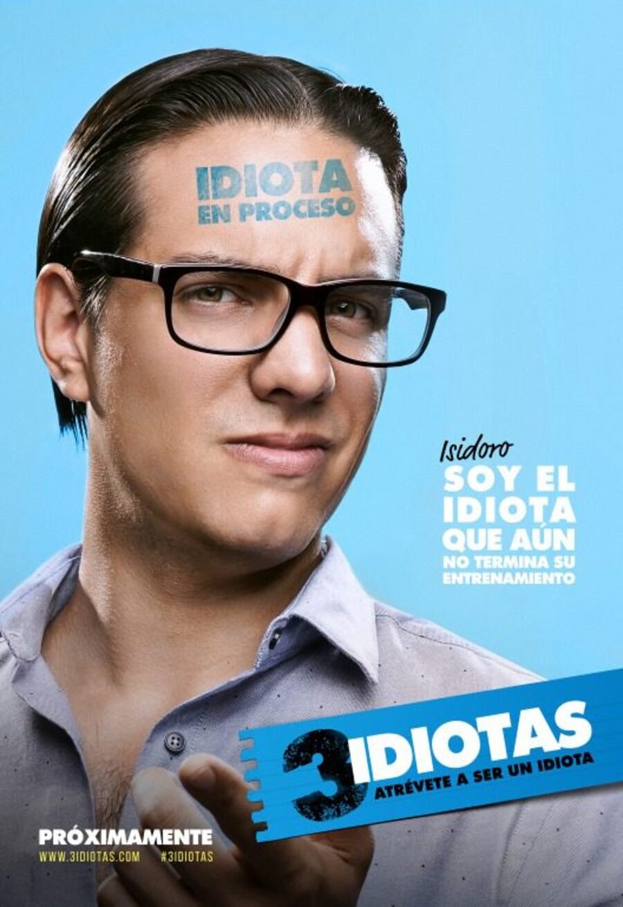 Poster of 3 idiotas - Teaser póster Isidoro