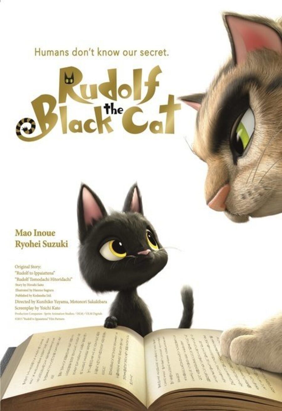 Poster of Rudolf the Black Cat - Cartel inglés