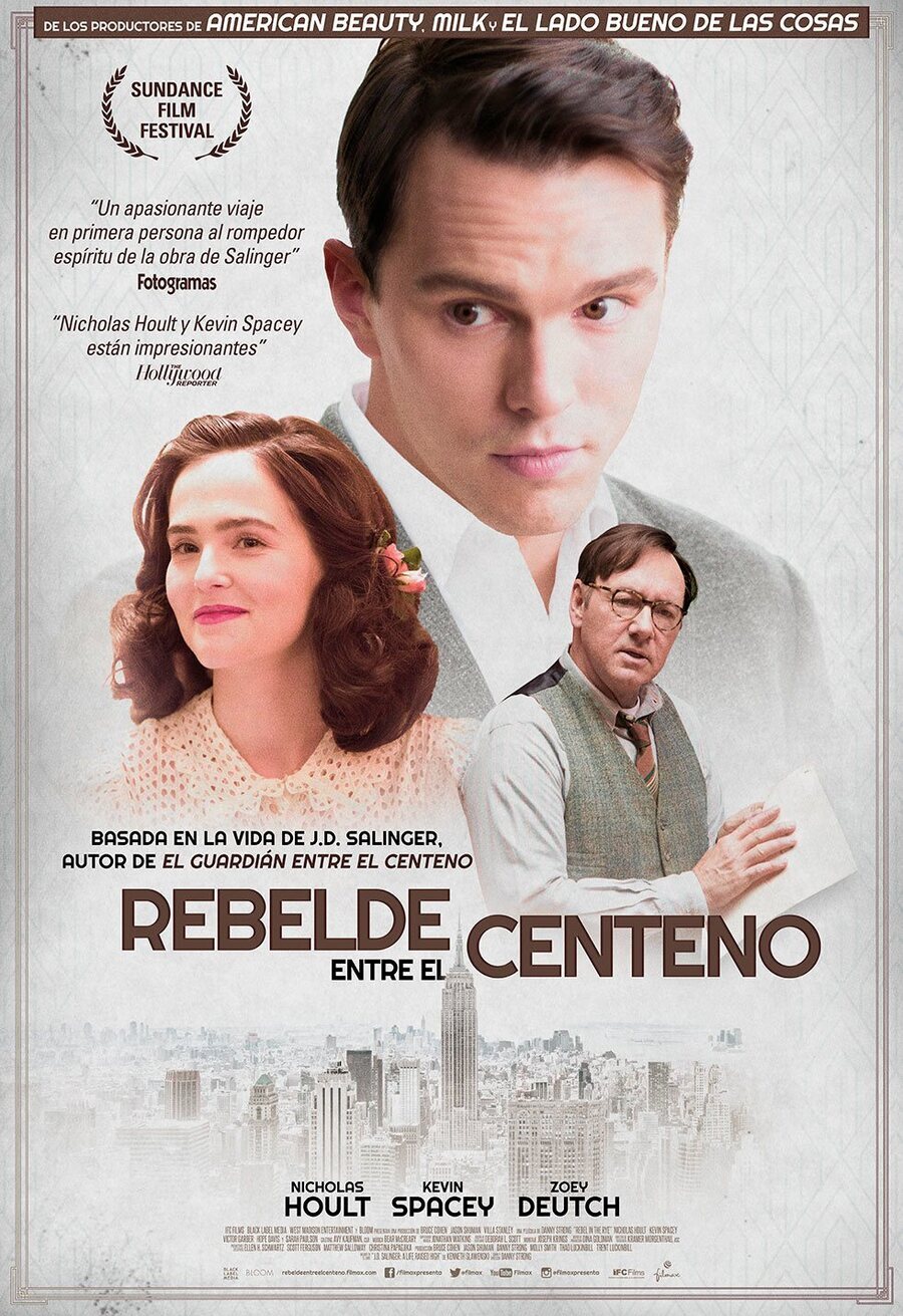 Poster of Rebel in the Rye - Rebelde entre el centeno