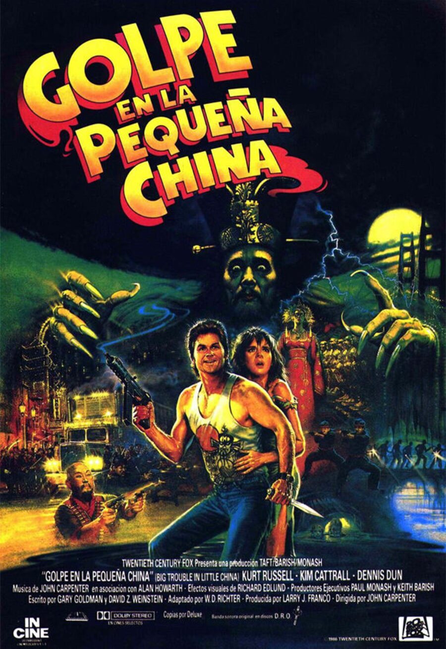 Poster of Big trouble in little China - Poster español 'Golpe en la pequeña China'