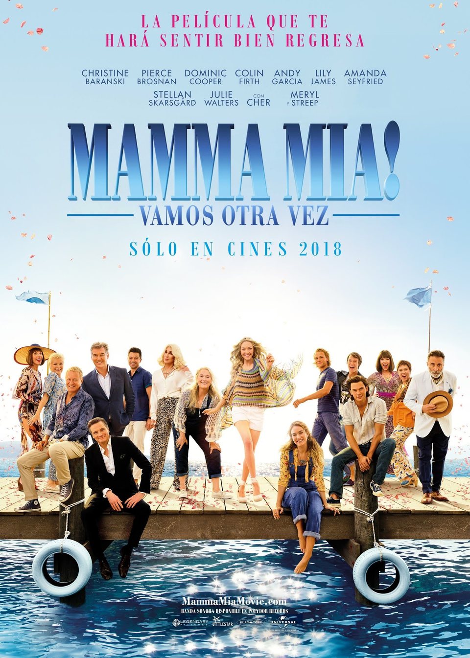 Póster México poster for Mamma Mia Here We Go Again! (2018) Movie'n'co