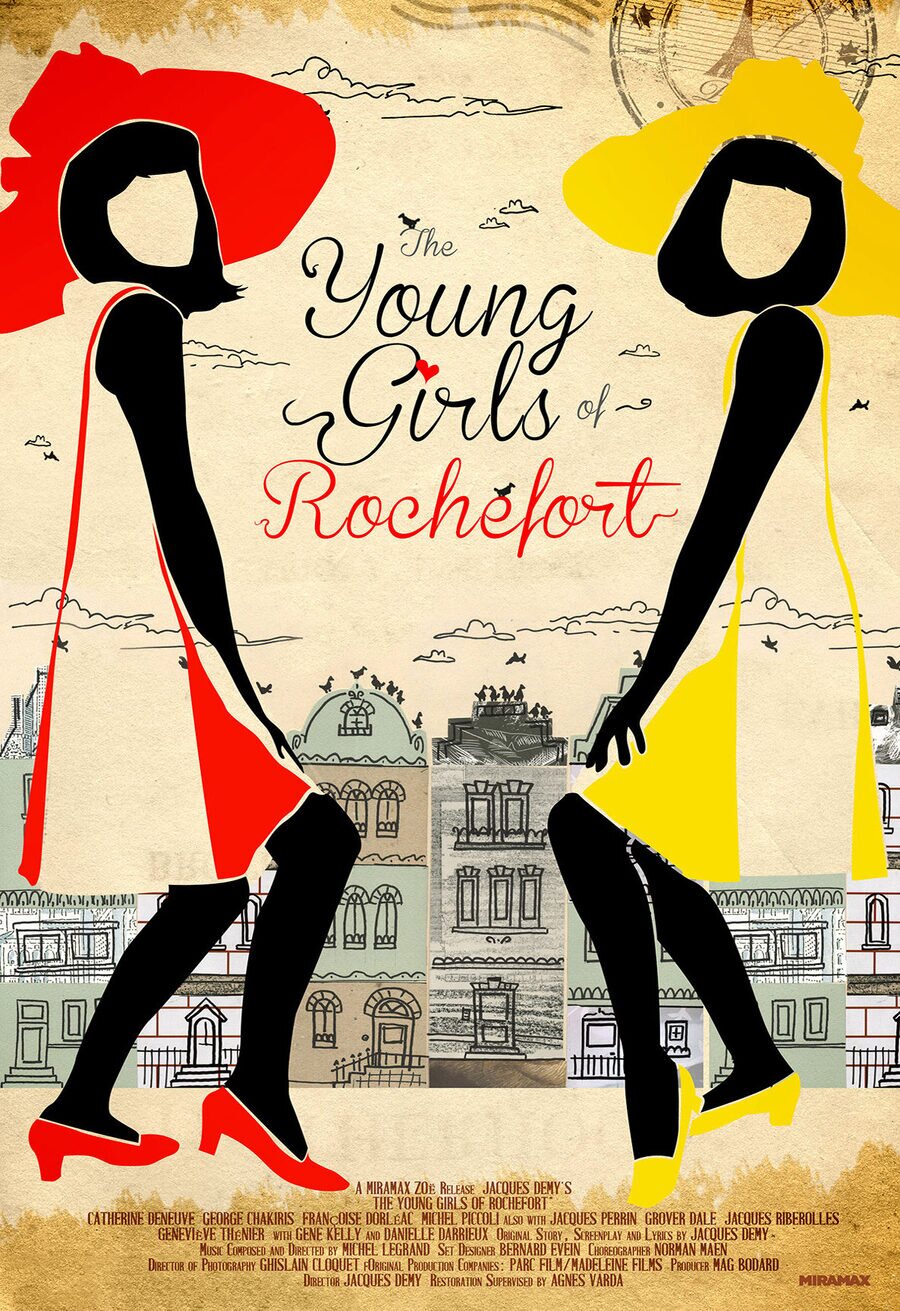 Poster of The Young Girls of Rochefort - Estados Unidos