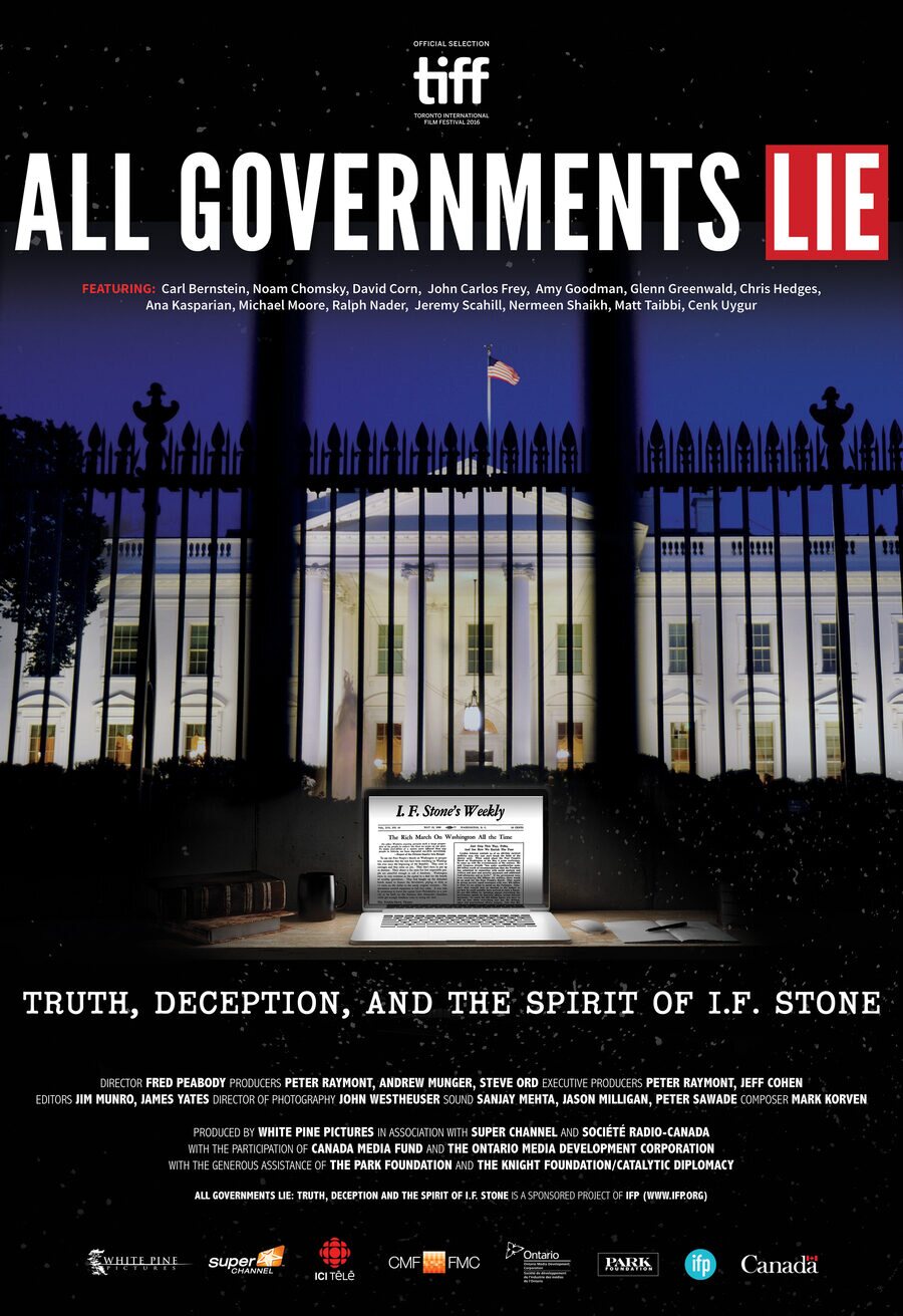 Poster of All Governments Lie - EE.UU.