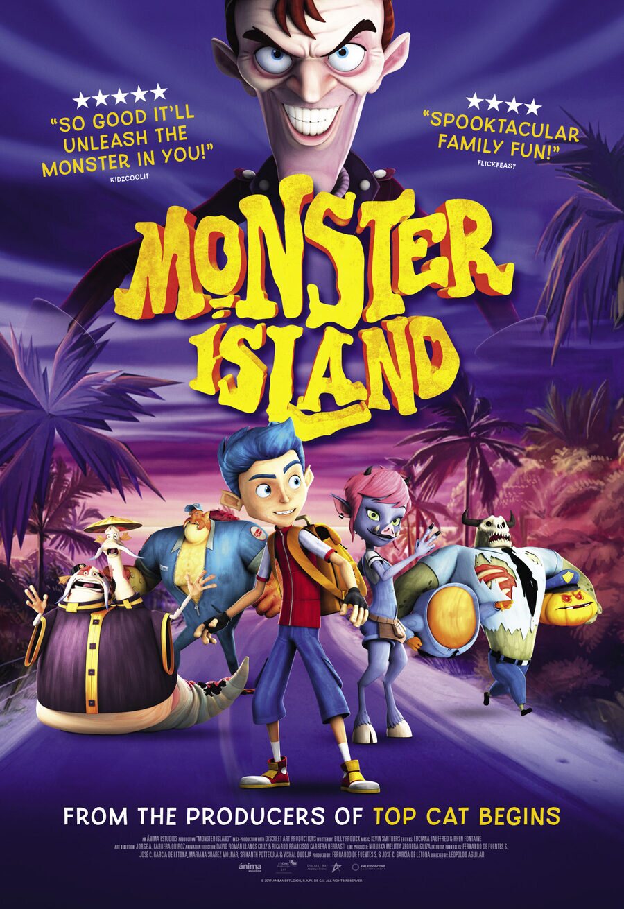 Poster of Monster Island - UK