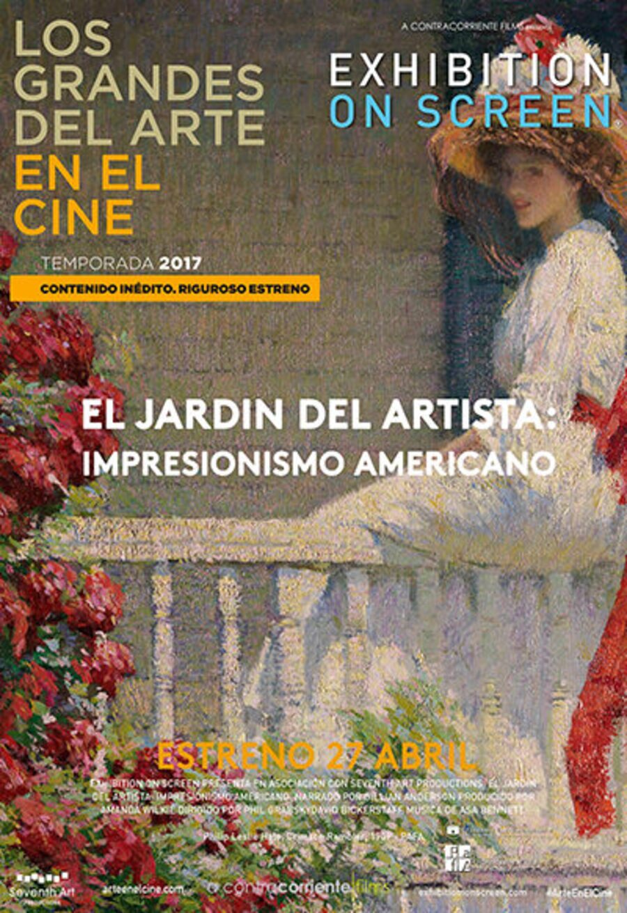 Poster of The Artist's Garden: American Impressionism - Póster 'El jardín del artista: impresionismo americano'