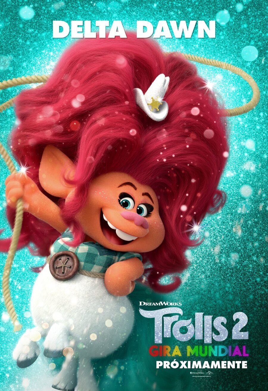 Poster of Trolls World Tour - Cartel Delta Dawn