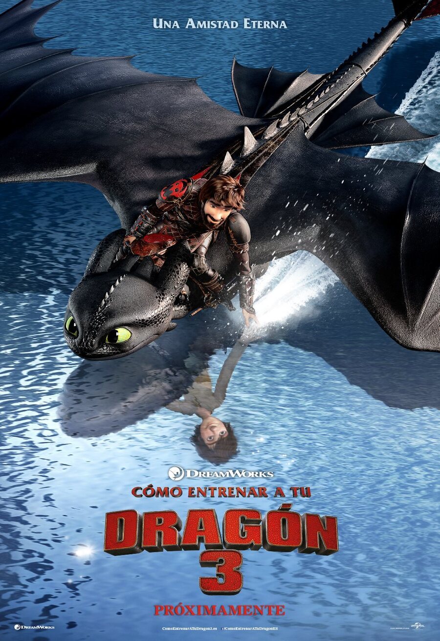 Poster of How To Train Your Dragon: The Hidden World - Cómo entrenar a tu dragón 3