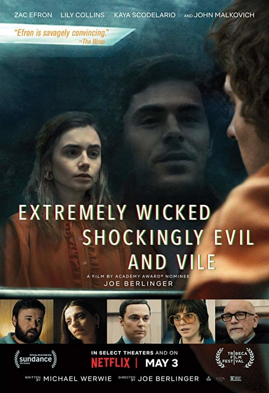 Poster of Extremely Wicked, Shockingly Evil, and Vile - Cartel Netflix