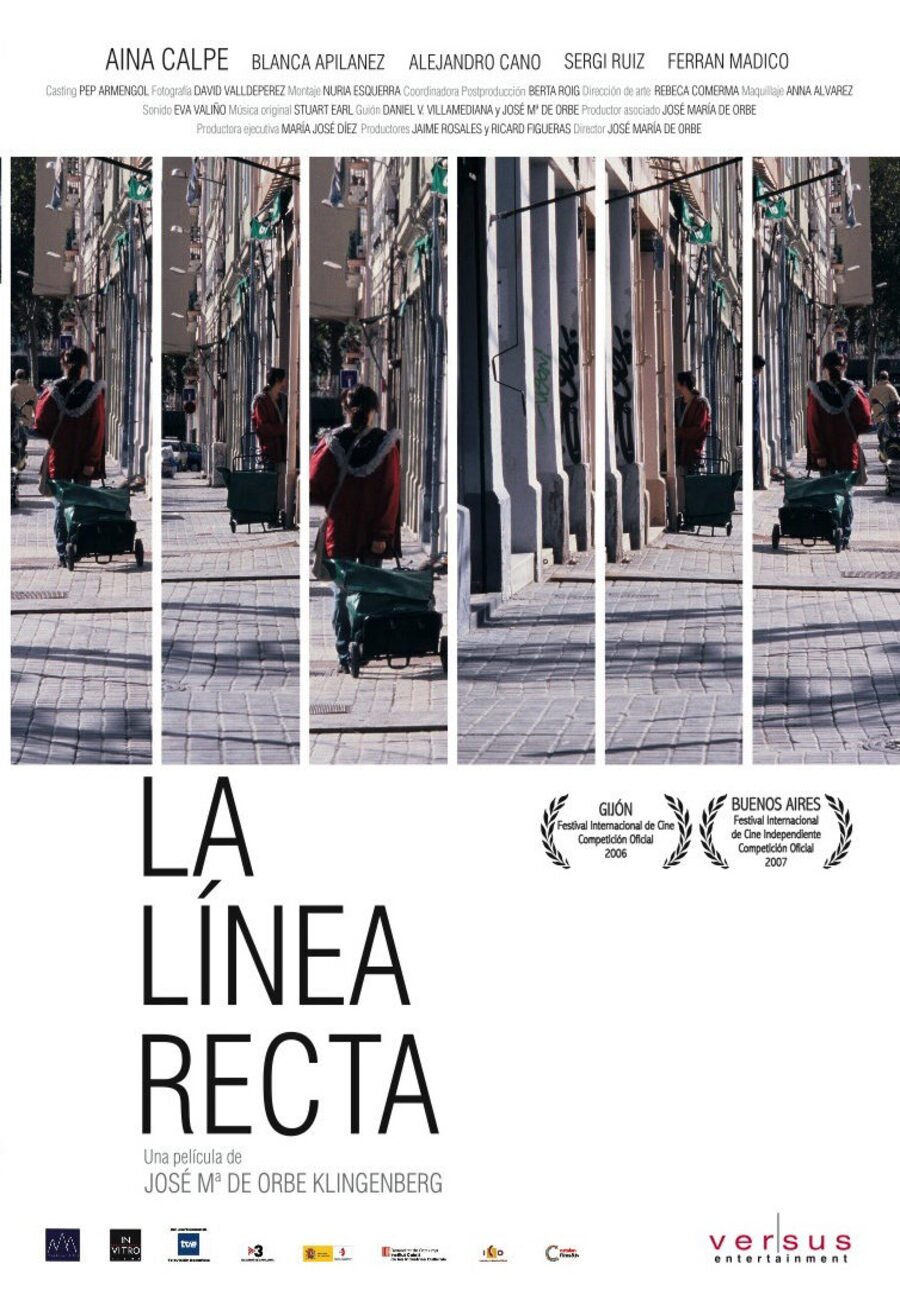 Poster of La línea recta - España