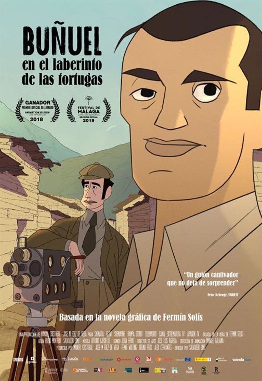 Poster of Buñuel in the Labyrinth of the Turtles - España #2