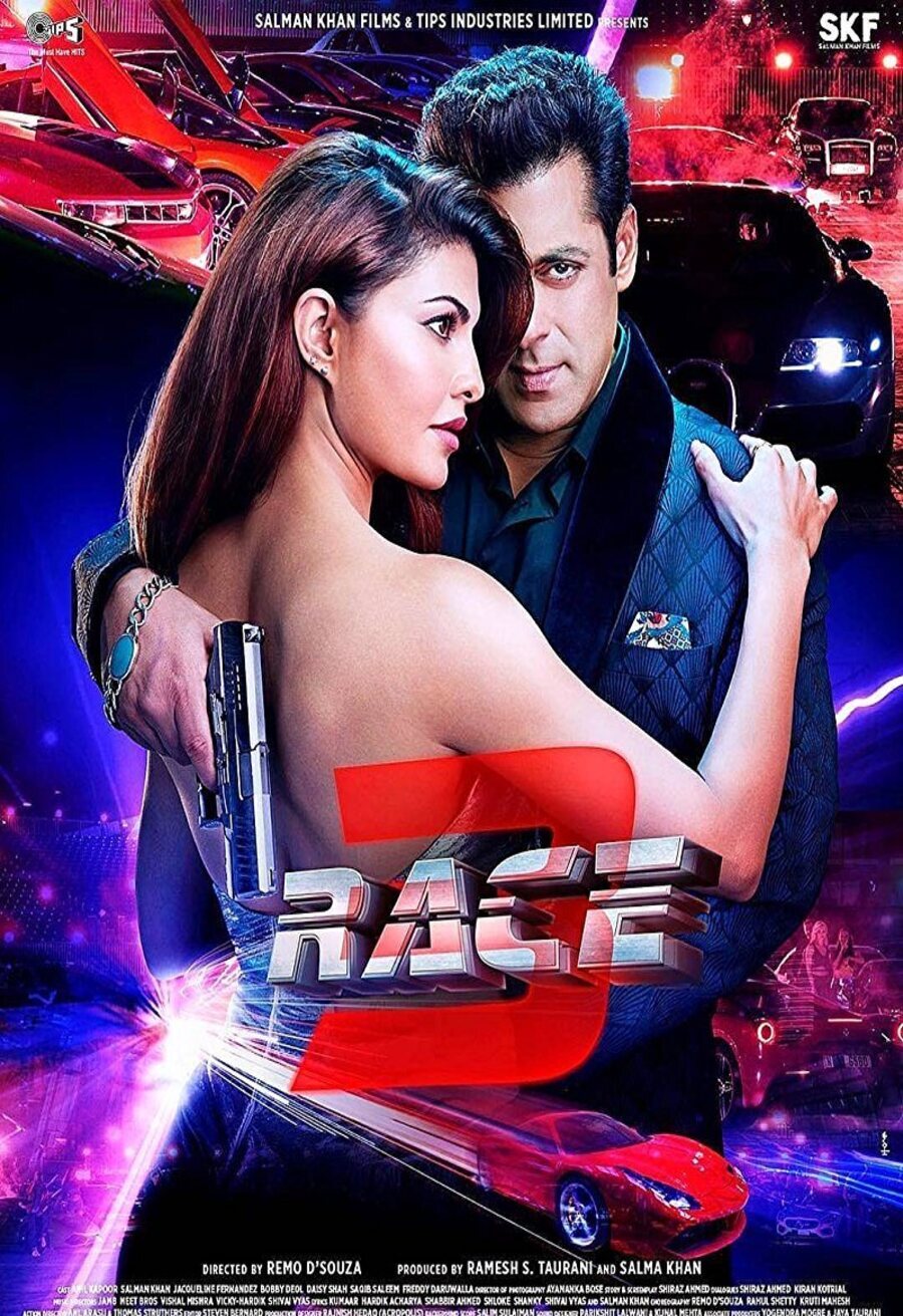 Poster of Race 3 - Cartel Salman Khan y Jacqueline Fernandez