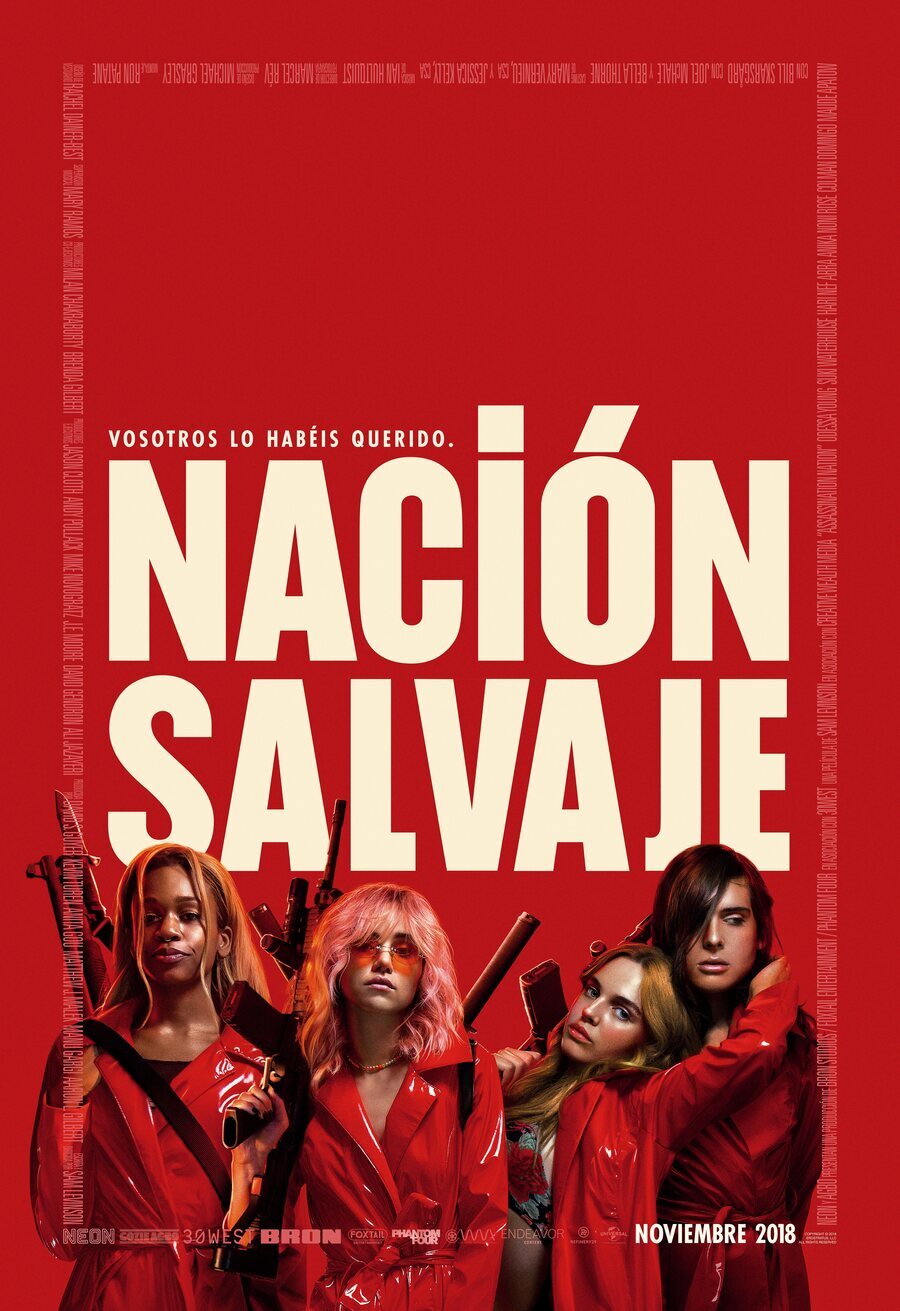 Poster of Assassination Nation - Póster 'Nación Salvaje'