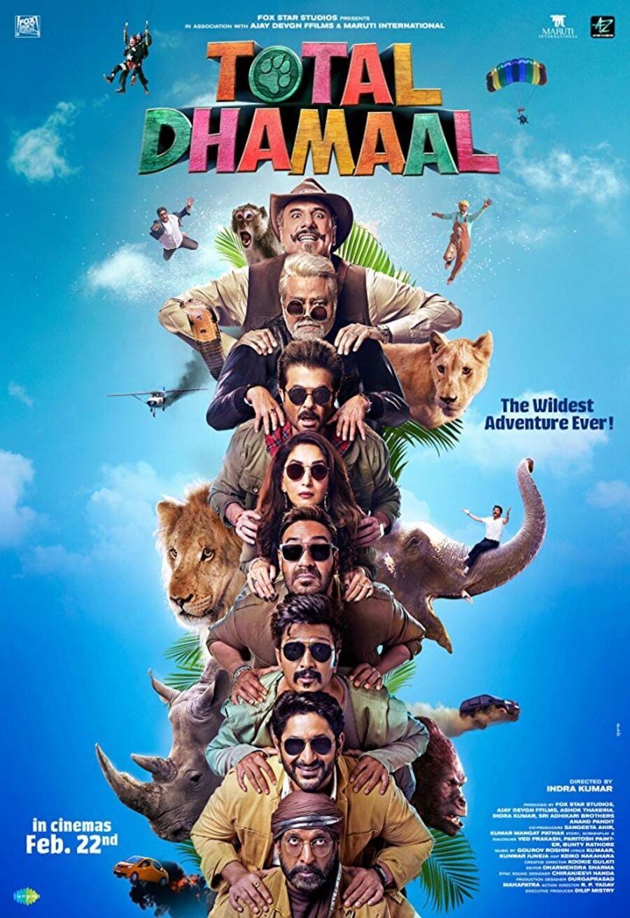 Poster of Total Dhamaal - Cartel #3