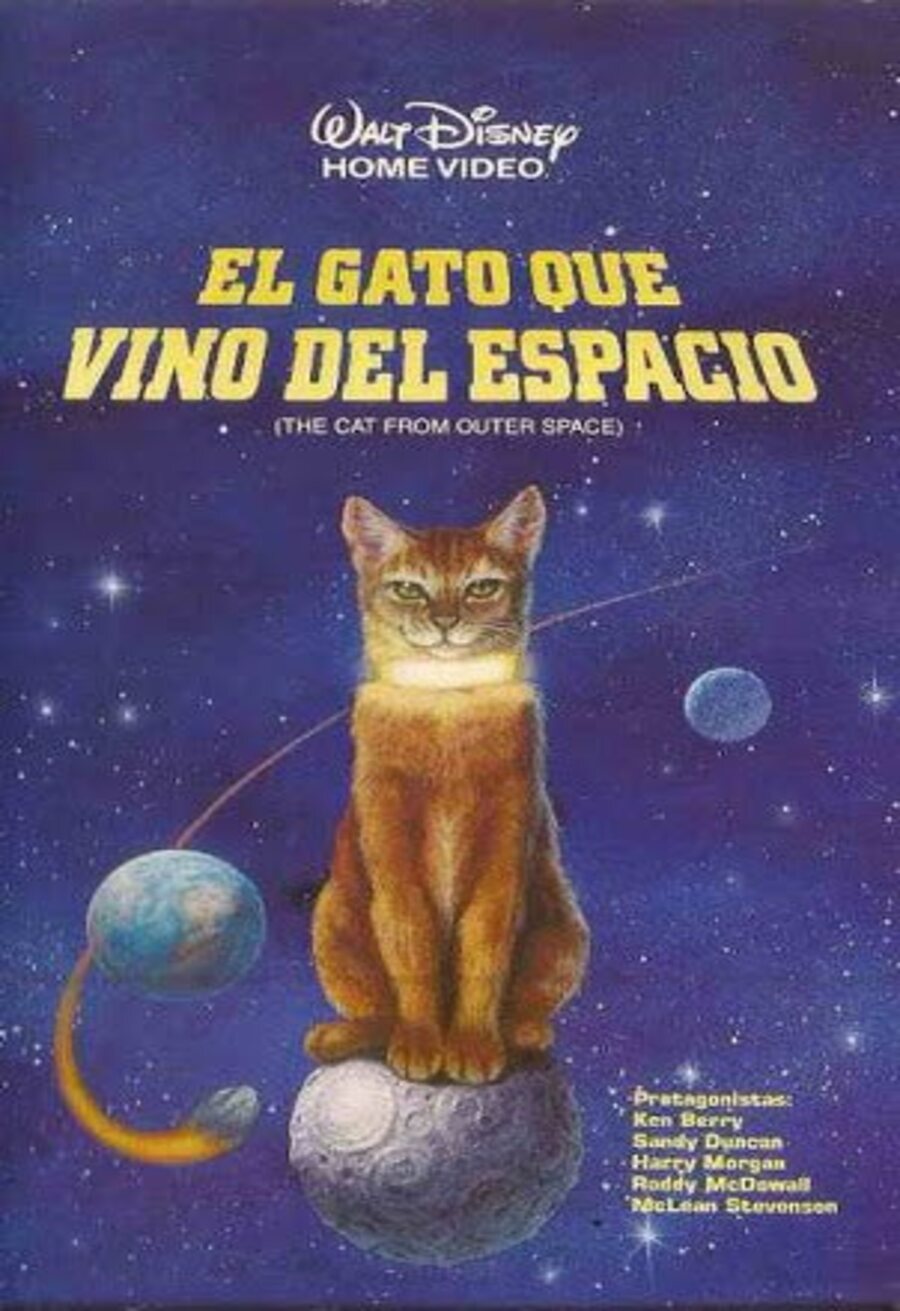 Poster of The Cat from Outer Space - Cartel español