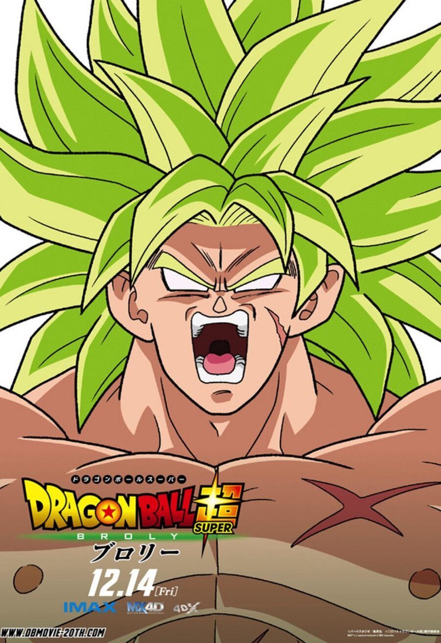 Cartel 2 Poster For Dragon Ball Super Broly 18 Movie N Co