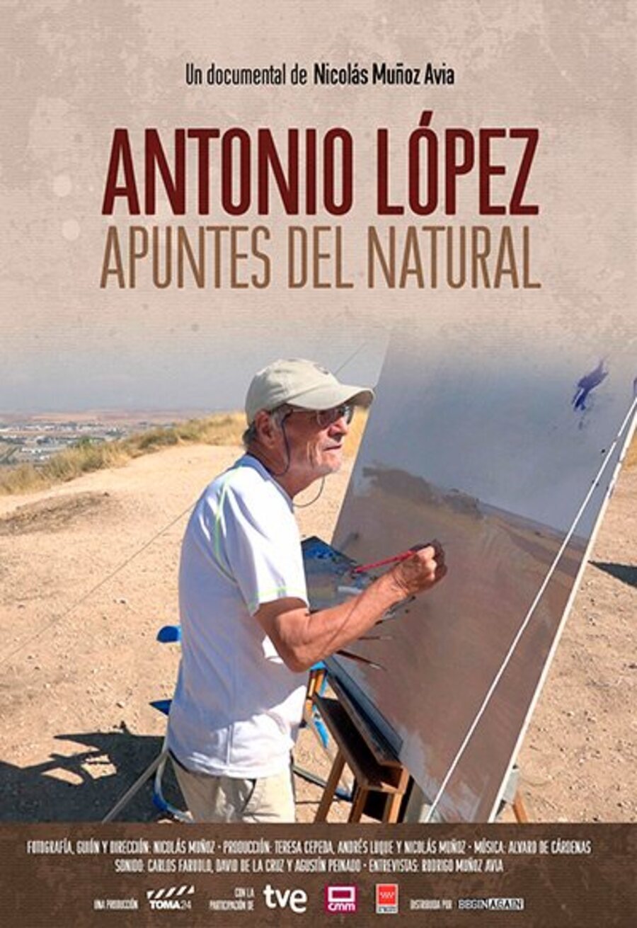 Poster of Antonio López. Apuntes del natural - Póster 'Antonio López. Apuntes del natural'