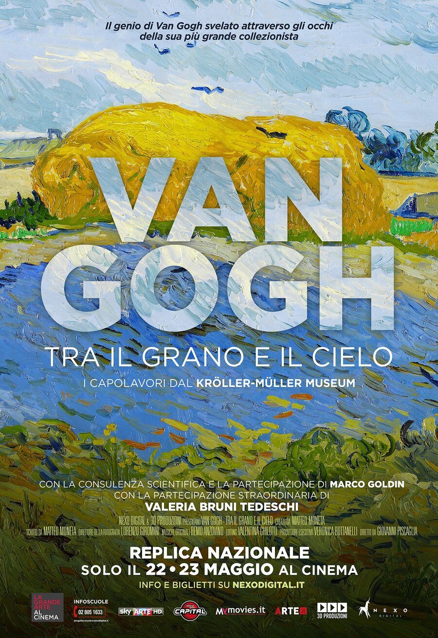 Poster of Van Gogh: Of Wheat Fields and Clouded Skies - Original