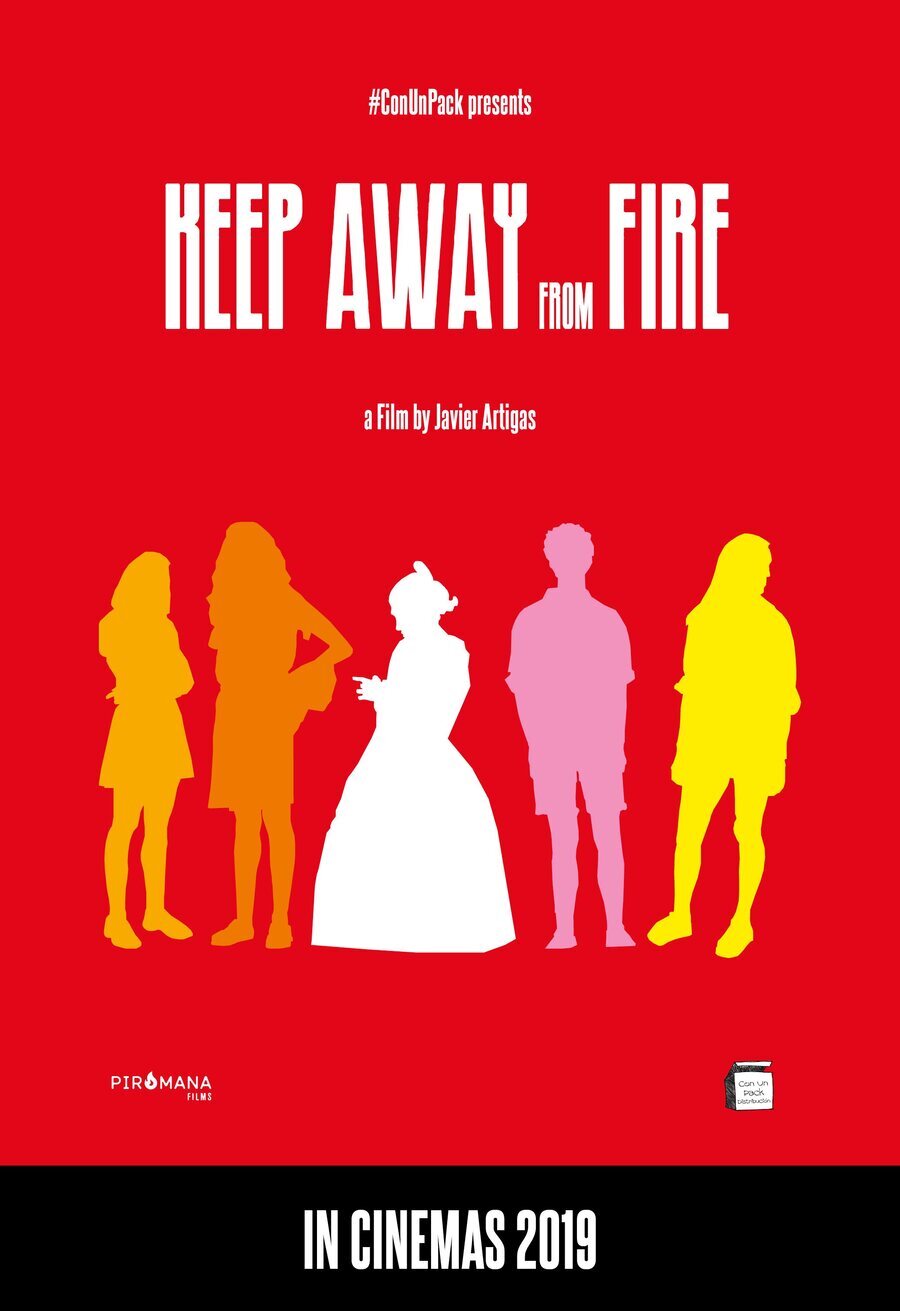 Poster of Keep away from fire - Inglés