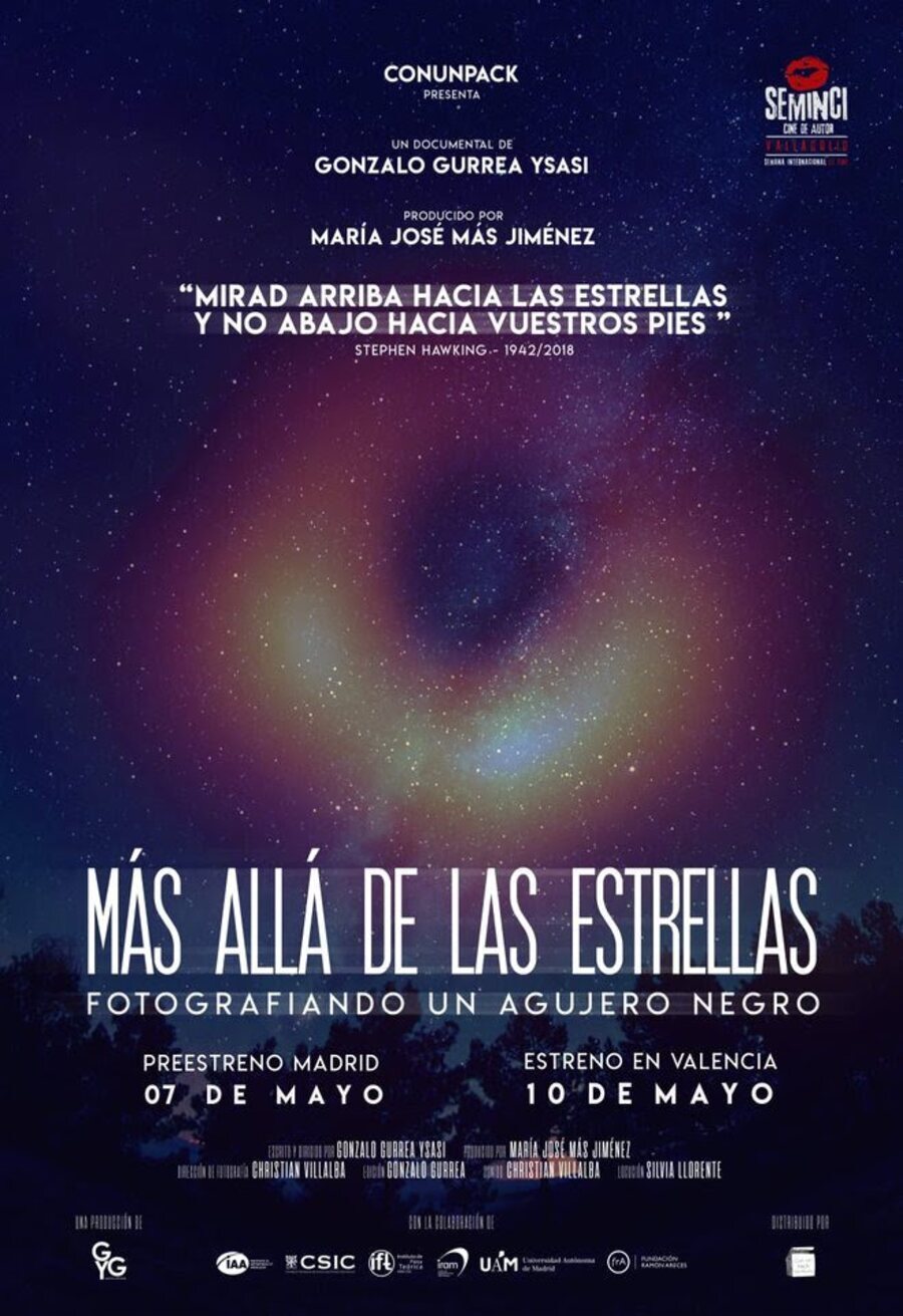 Poster of Más allá de las estrellas. Fotografiando un agujero negro - España