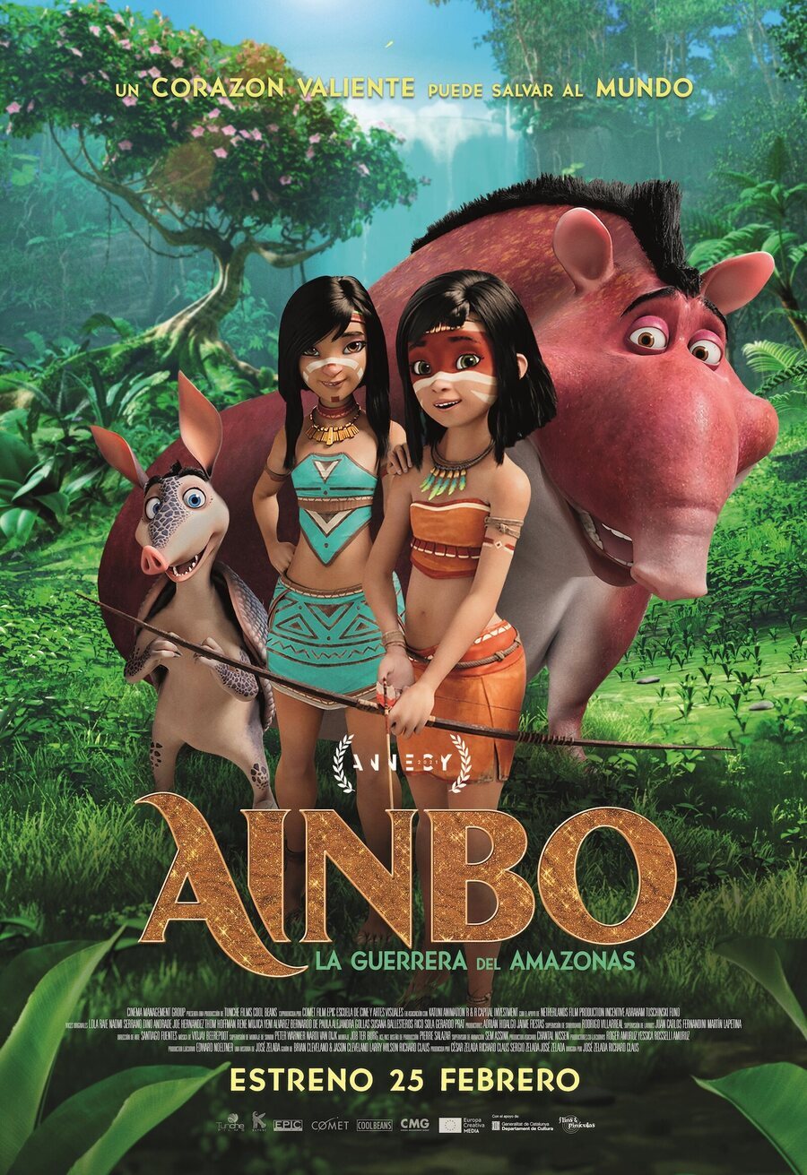 Poster of Ainbo: Spirit of the Amazon - Ainbo, la guerrera del Amazonas