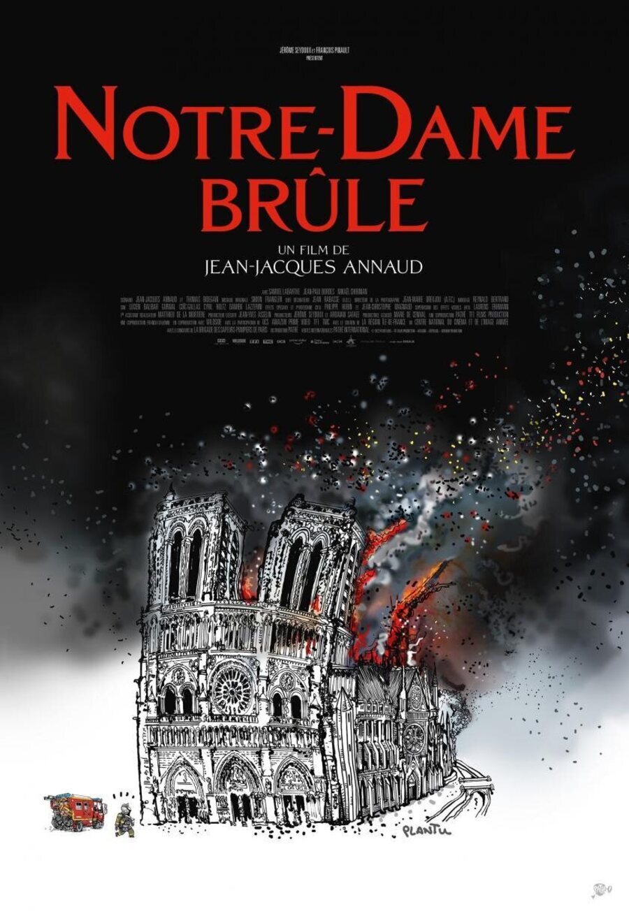 Poster of Notre Dame on Fire - Francia