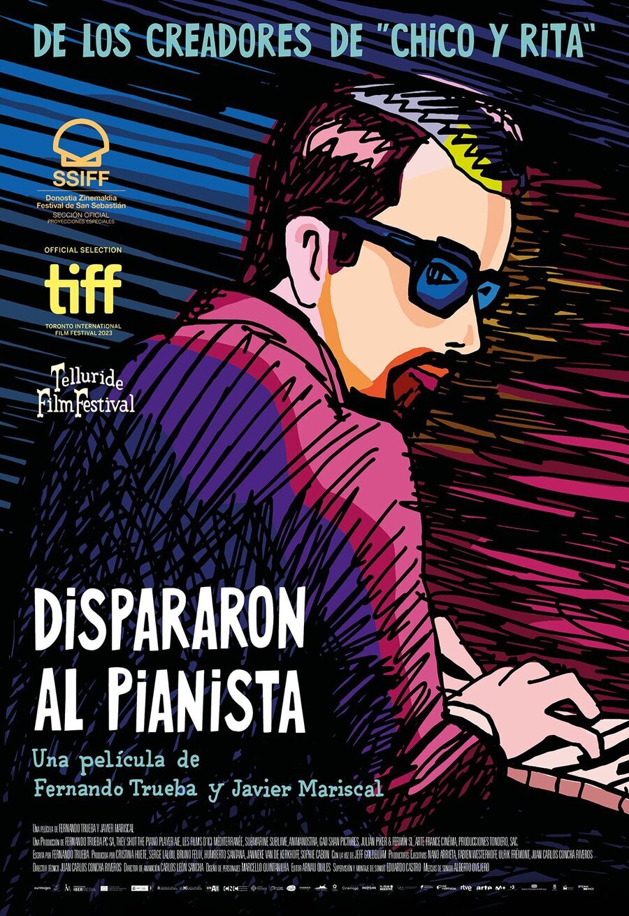 Poster of They Shot the Piano Player - Cartel final 'Dispararon al pianista'