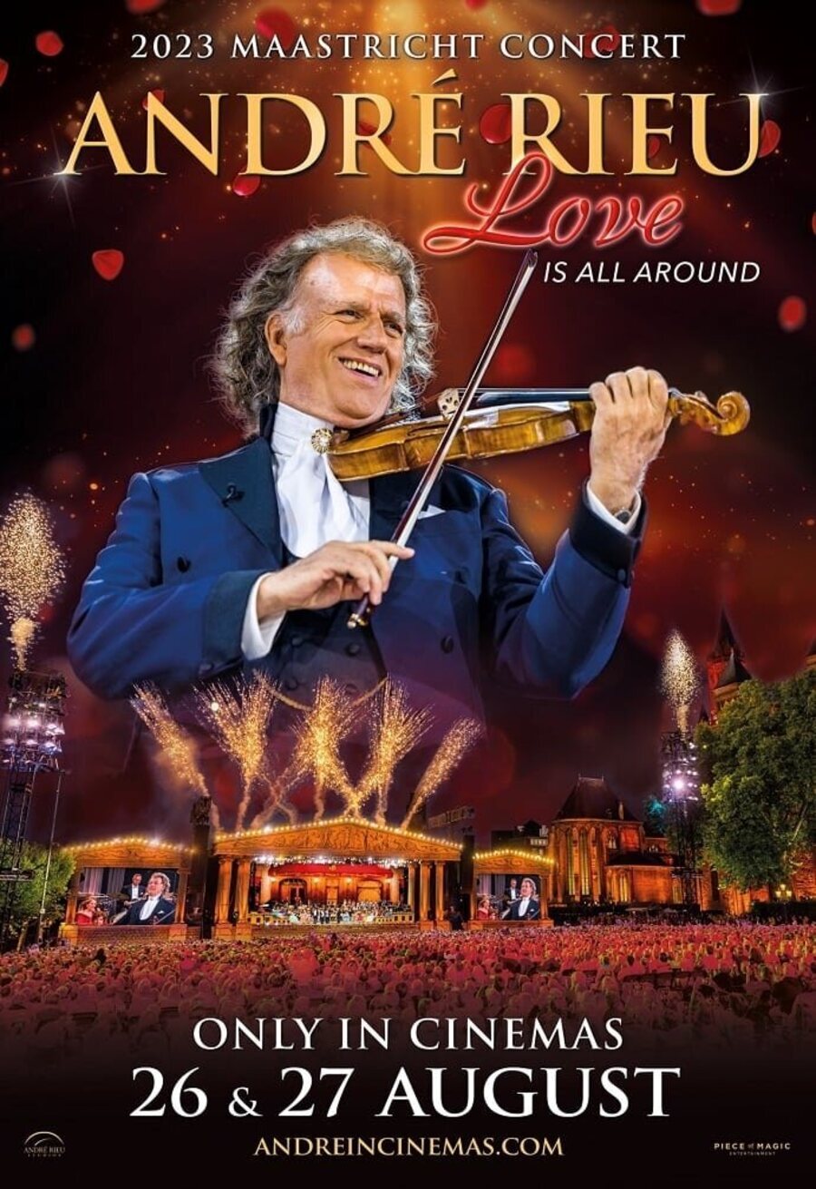 Poster of André Rieu's 2023 Maastricht Concert: Love Is All Around - André Rieu