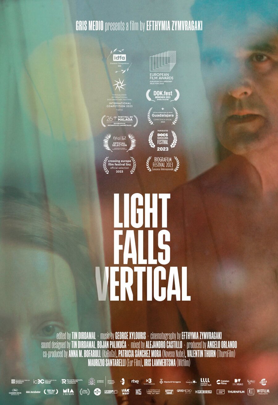 Poster of Light Falls Vertical - Inglés