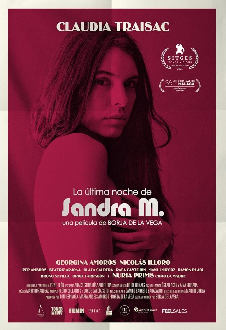 Poster of La última noche de Sandra M. - Cartel 'La última noche de Sandra M.'