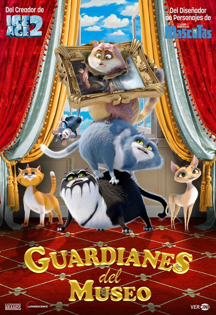 Poster of Cats in the museum - Cartel España