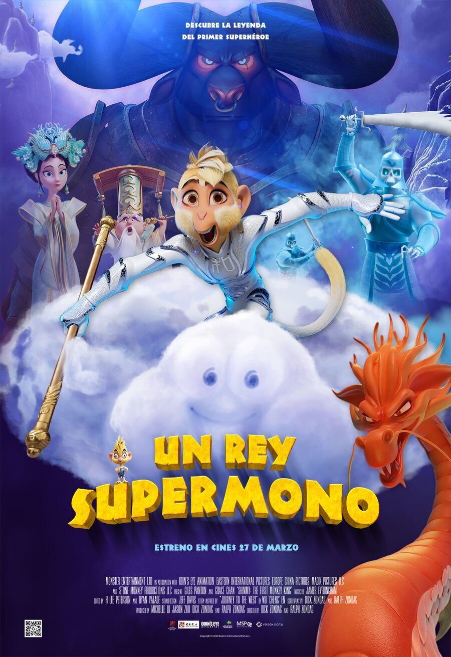 Poster of Shimmy: The First Monkey King - Cartel en español 'Un rey supermono'