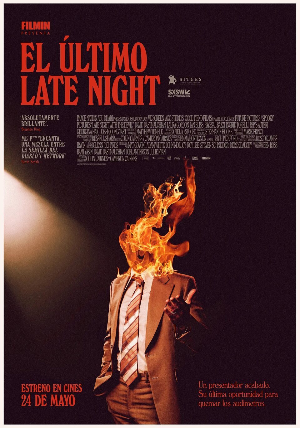 Poster of Late Night with the Devil - Cartel España