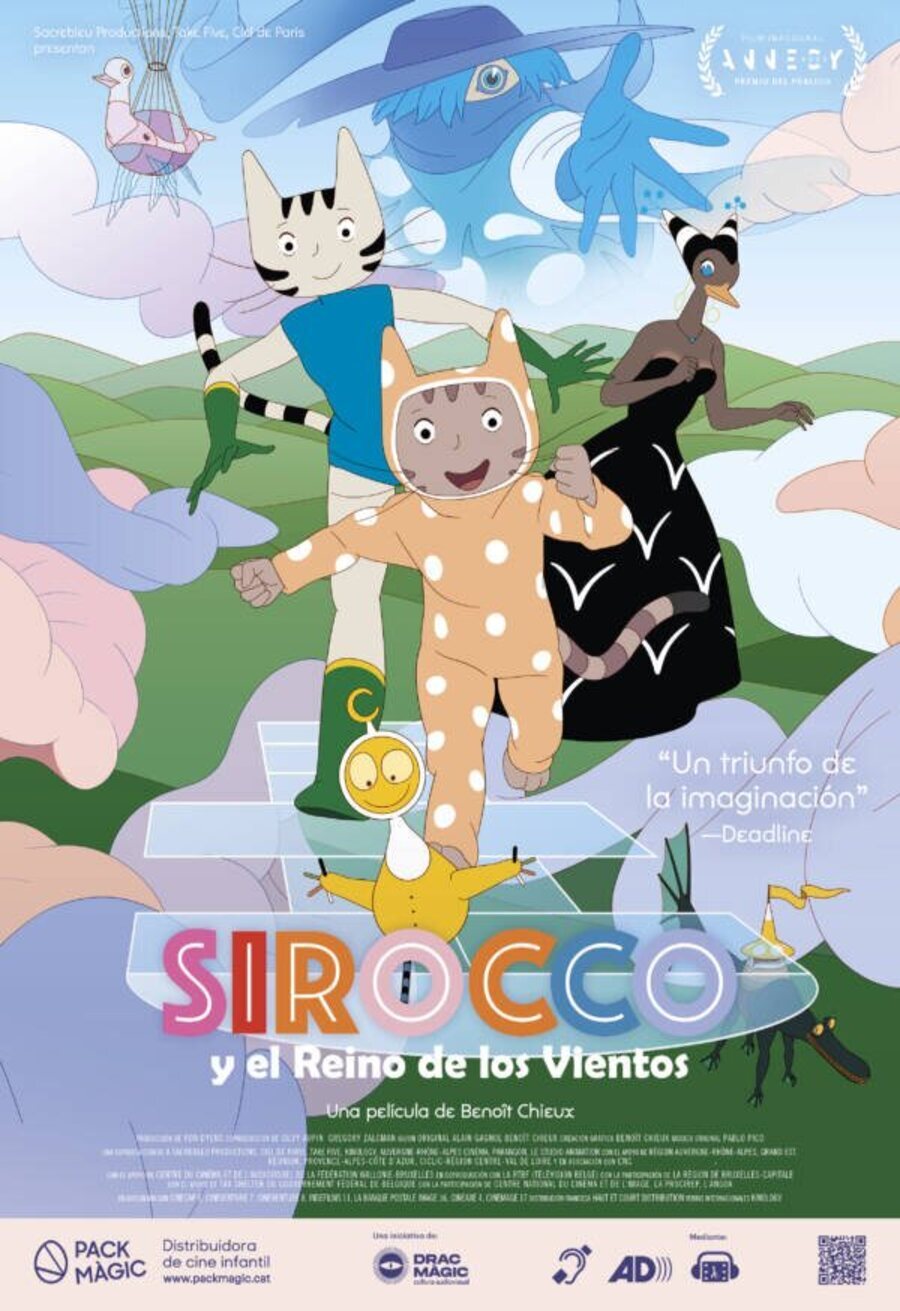 Poster of Sirocco and the Kingdom of the Winds - Cartel España