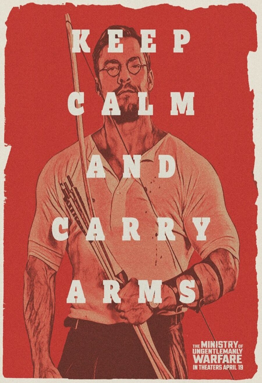 Poster of The Ministry of Ungentlemanly Warfare - Keep calm and carry arms