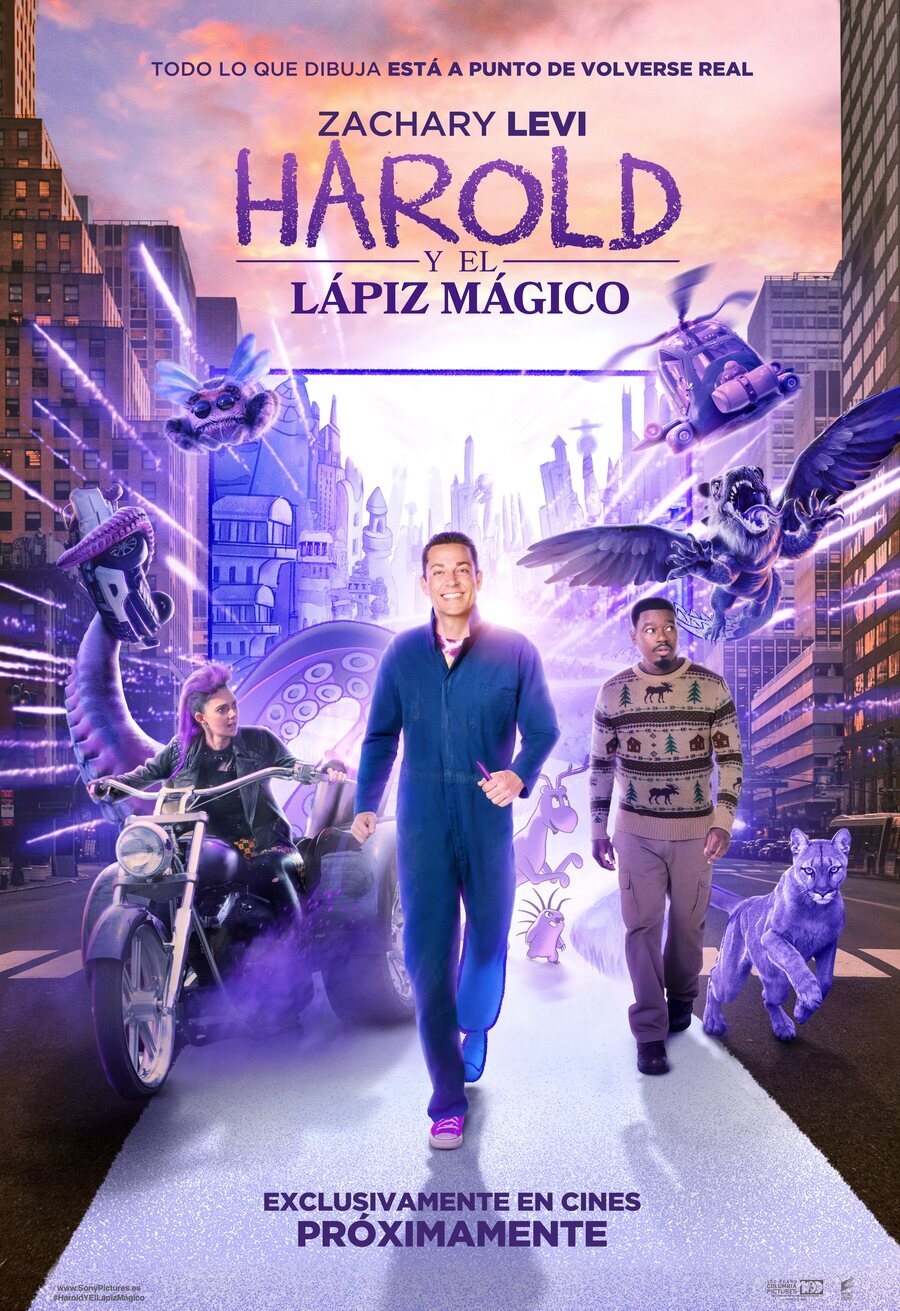 Poster of Harold and the Purple Crayon - Cartel 'Harold y el lápiz mágico'